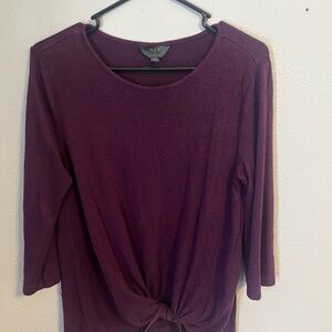Women's Purple Knot Front Top